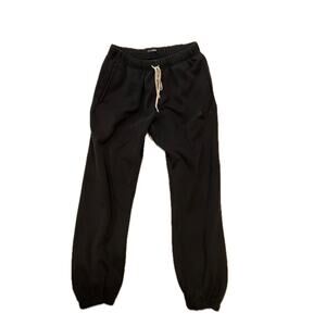 Fashion Nova Men's Black Jogger Sweatpants - Size Large